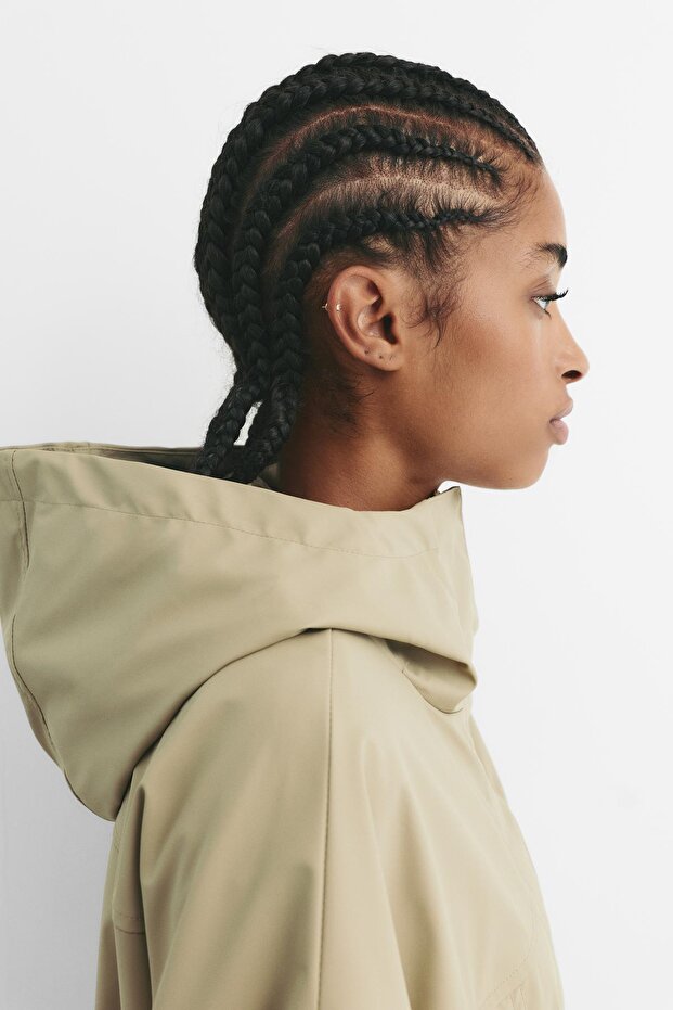 Kısa kapüşonlu yağmurluk - 5