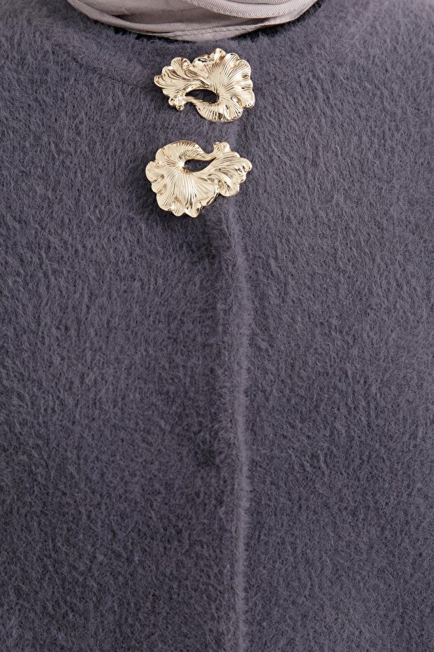 Bellissimo Angora Hırka Antrasit - 2