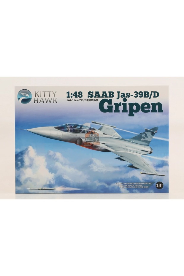 مجموعة أدوات تجميع نموذج Kitty Hawk KH80118 1/48 JAS-39B/D Gripen من البلاستيك مجموعة أدوات تجميع نموذجية مخصصة...