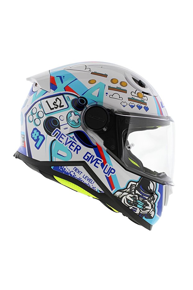 KID NEXT LEVEL BEYAZ ÇOCUK KASK - 2