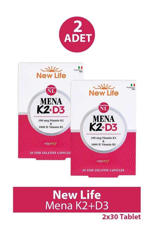Humanlife Mena K2+D3 30 Capsules 2 Pieces
