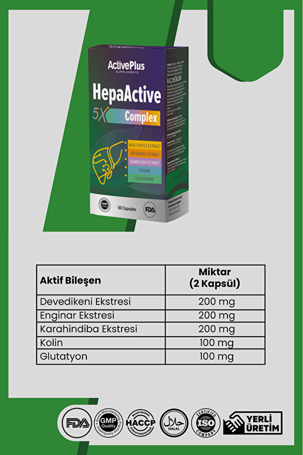 Hepa Active 5x Complex 60 Kapsül - 4