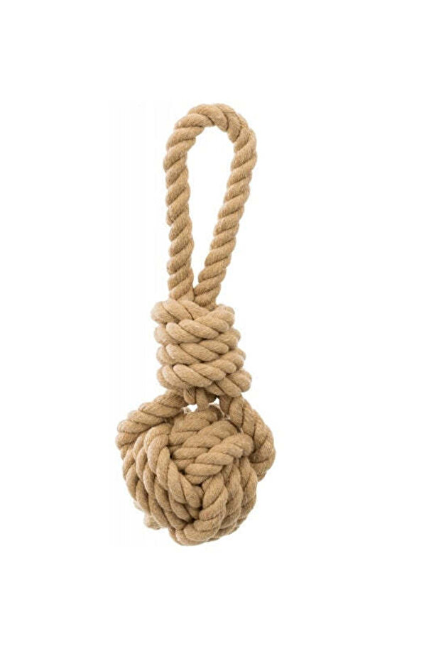 BE NORDIC Playing Rope with Woven-in Ball Toy for Dogs