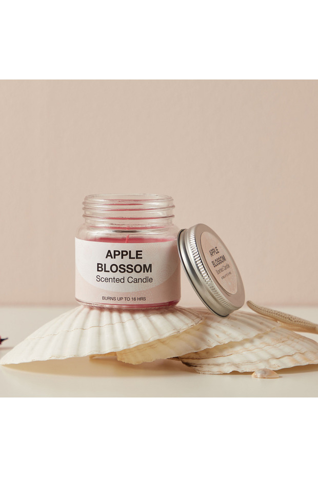 Apple Blossom Glass Jar Candle