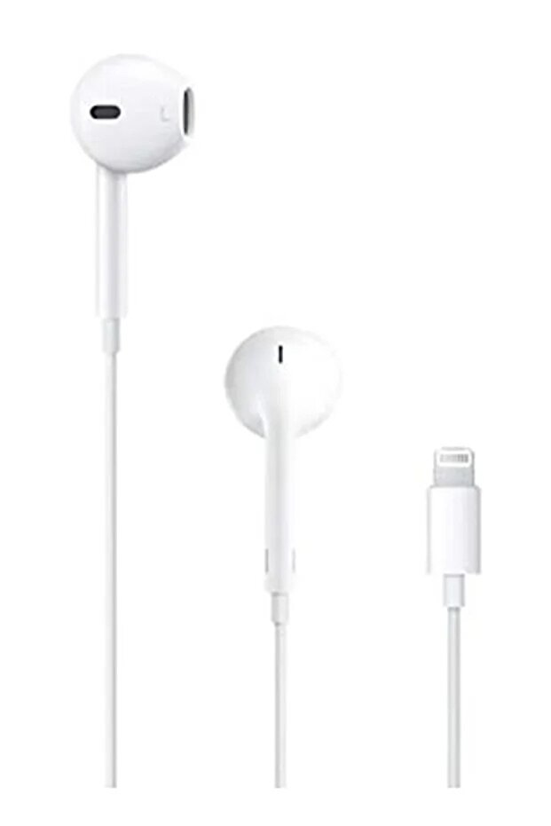 سماعات أذن سلكية لهاتف Apple iPhone باللون الأبيض