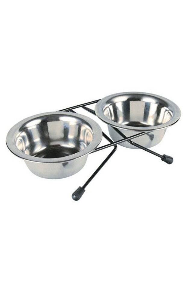 Eat on Feet Stainless Steel Bowl Set for Dogs