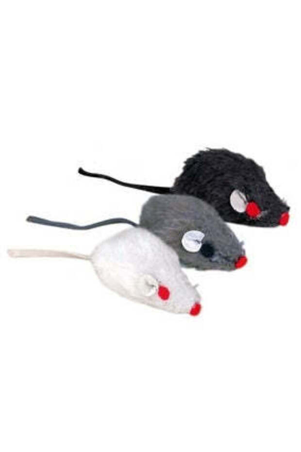 Plush Mouse With Bell Toy for Cats