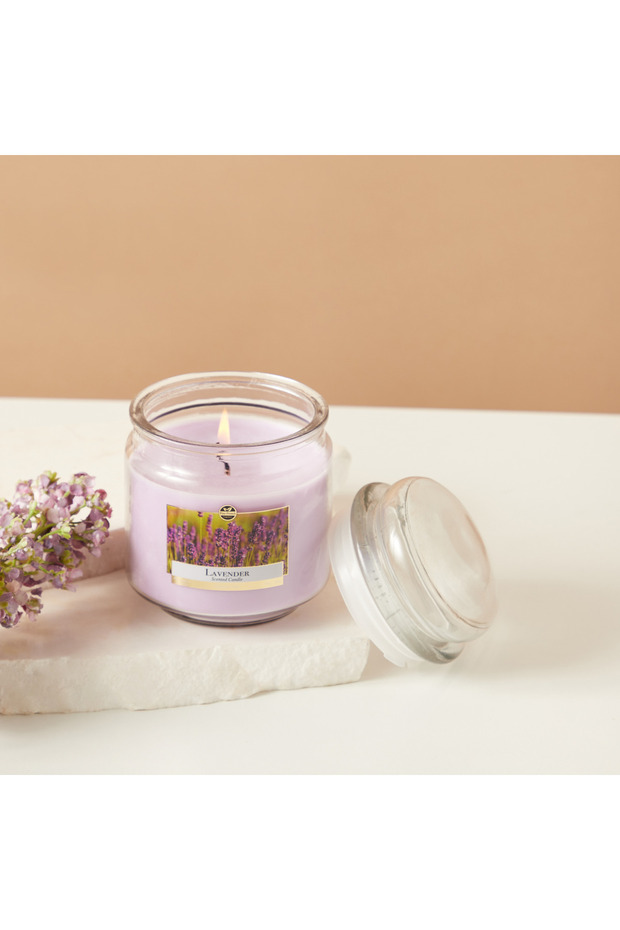 شمعة معطرة برائحة اللافندر في برطمان - ٢٨٠ غرام