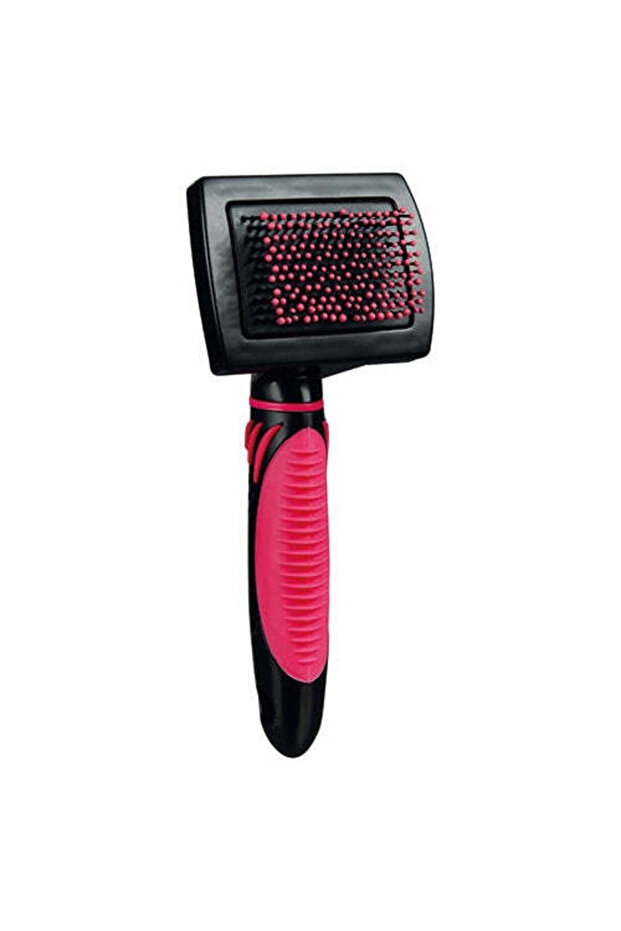 Soft Brush with Soft Plastic Bristles for Cats & Small Pets 7x16cm