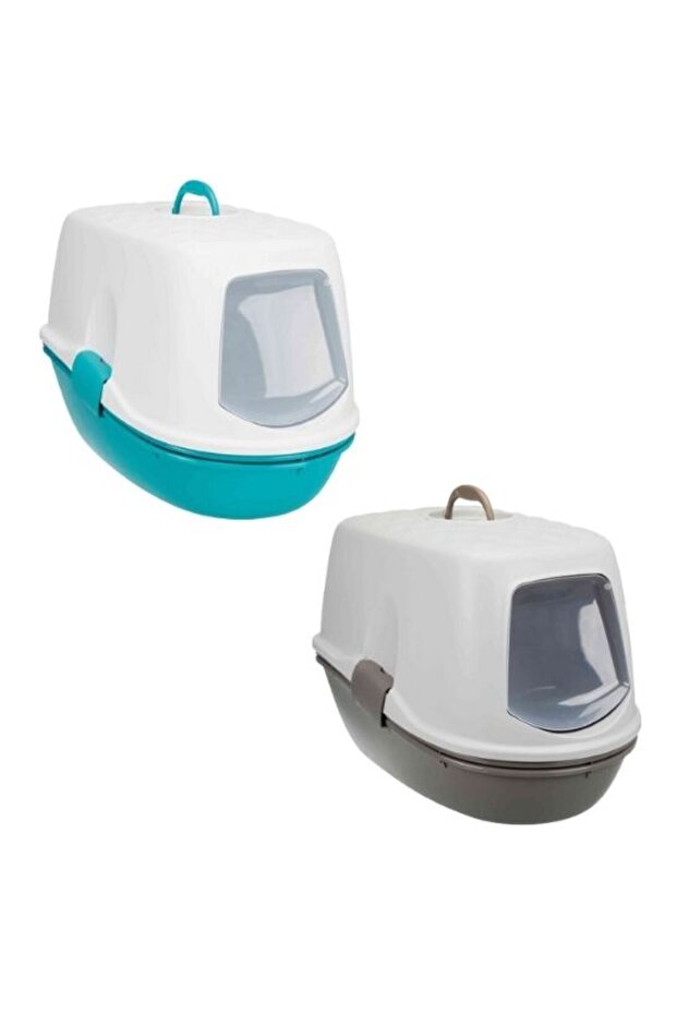 Hooded Berto Threepart Cat Litter Tray