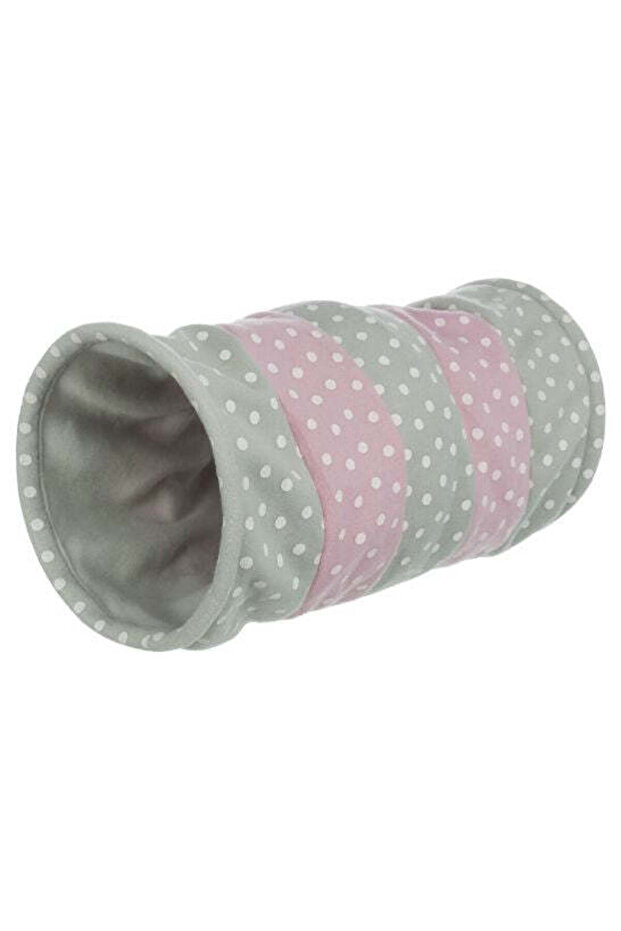 Pastel Fleece Tunnel Toy for Cats 50cm