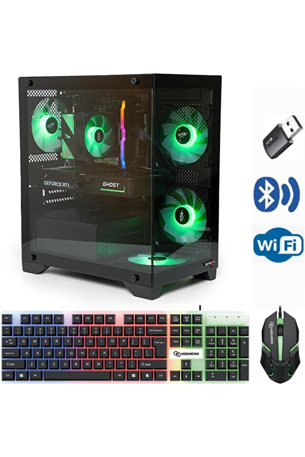 Gaming PC Intel i5-14400F, RTX 5060 8GB, H610 V2 16GB RAM DDR5, 1TB M.2 SSD windows 11Pro