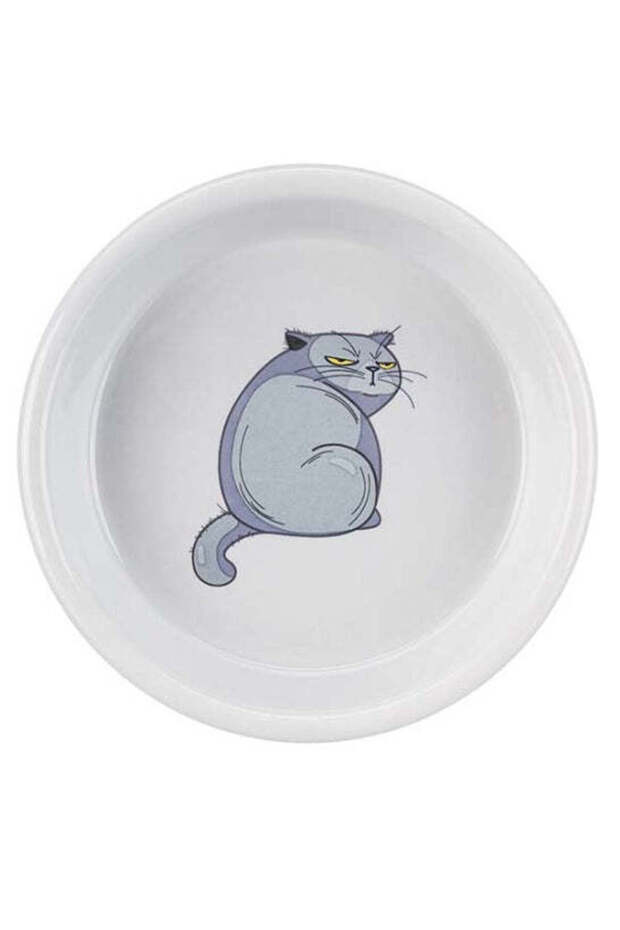 Ceramic Bowl with Motif 13cm