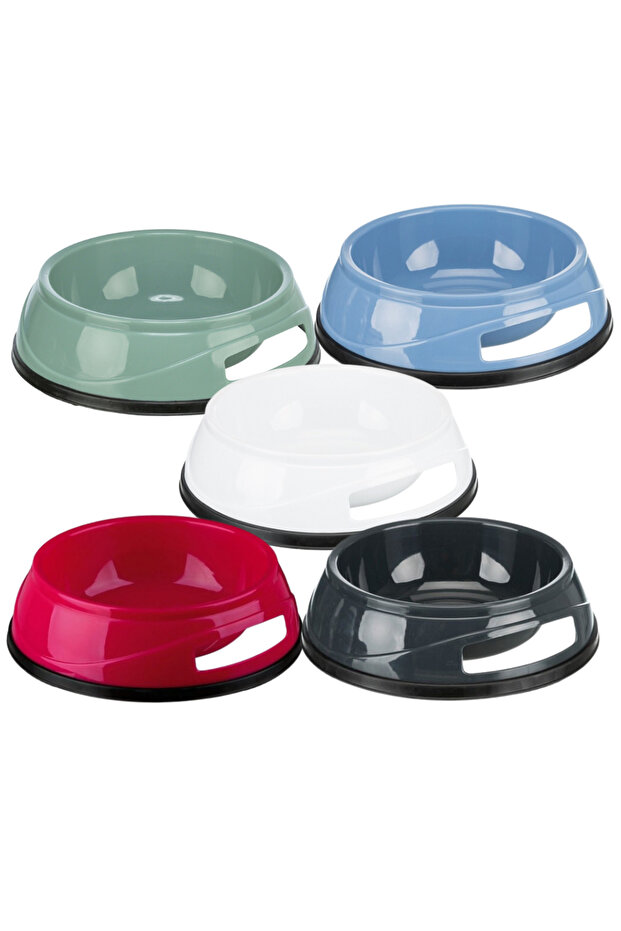 Basic Plastic Bowl With Non-Slip Base for Dogs