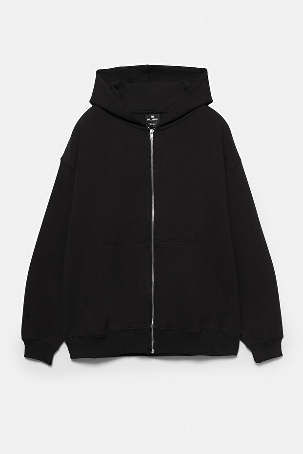 Premium kapüşonlu fermuarlı sweatshirt - 6