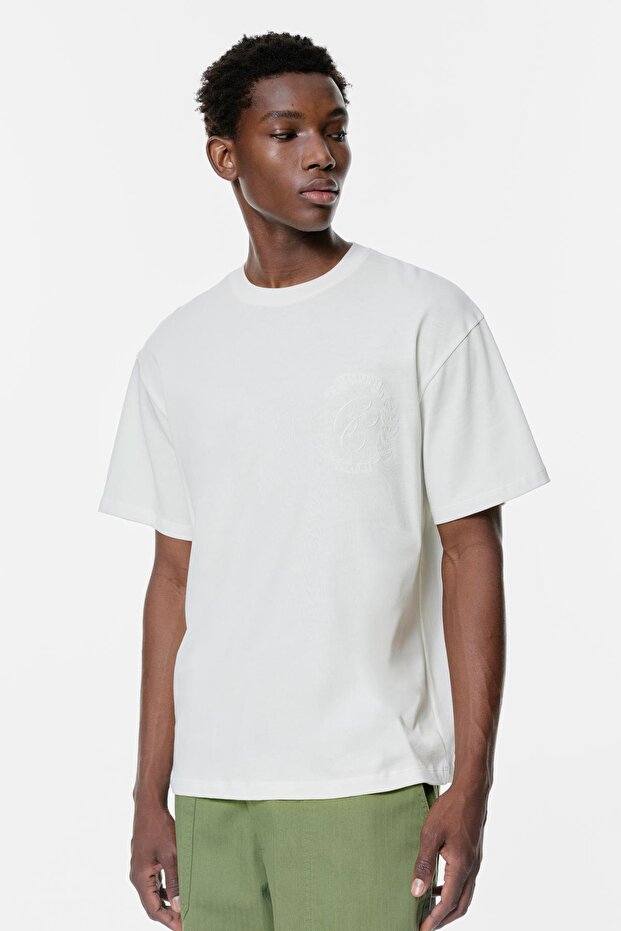 Varsity işlemeli tişört - 2