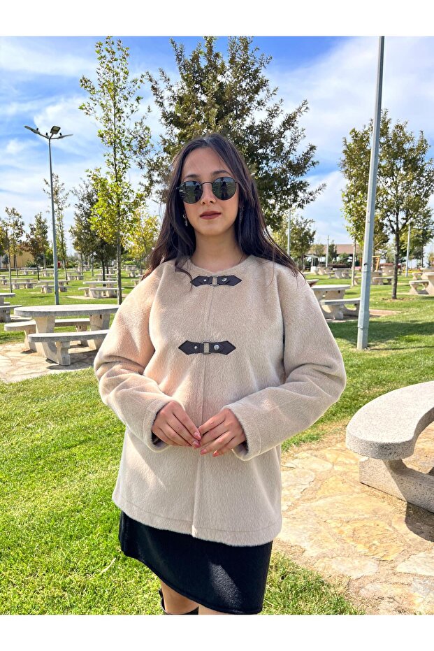 Camel Tokalı Ceket - 2