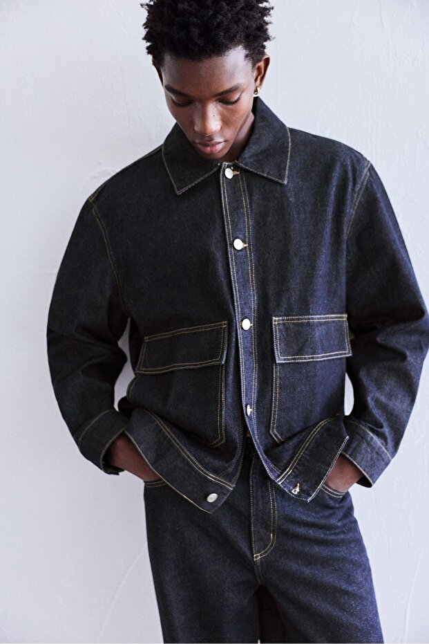 Trucker Kot Ceket - 1