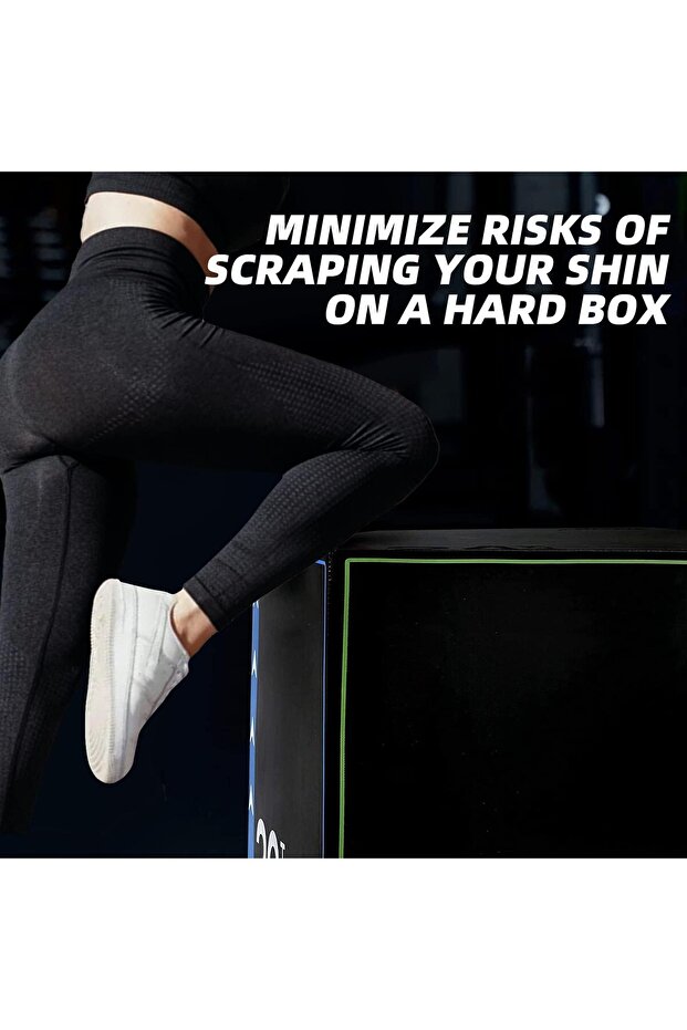 Premium Soft Foam Plyometric Jump Boxes – Set of 4 | Durable, Non-Slip and Safe Design for Cardio, - 3