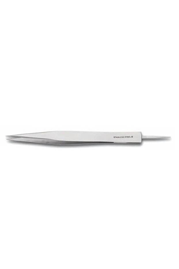 M-233 textile tweezers with needle - stainless steel