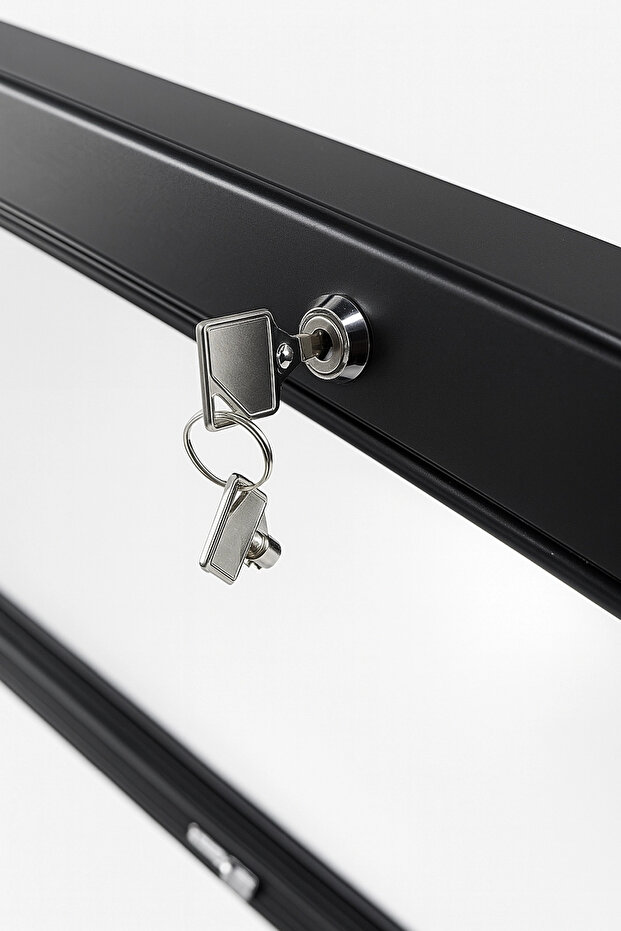 لوحة إعلانات قائمة الطعام مقاس 2X A4 مقاومة للماء وقابلة للقفل - 5