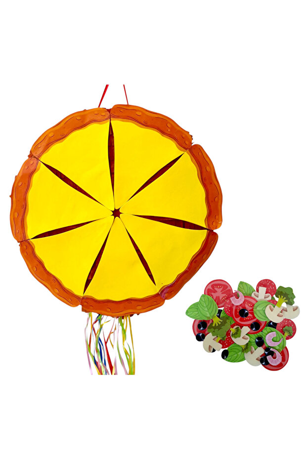 Pizza Pinata Create Your Own Pizza Pull String Pinata