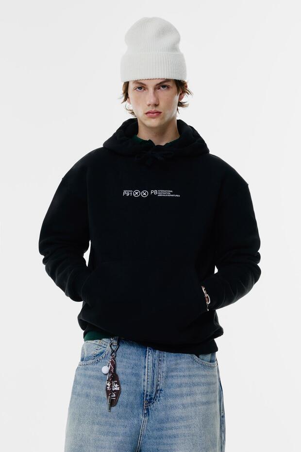 Uçak kapüşonlu sweatshirt - 3