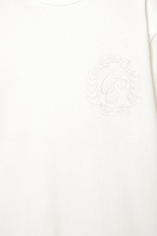 Varsity işlemeli tişört - 8