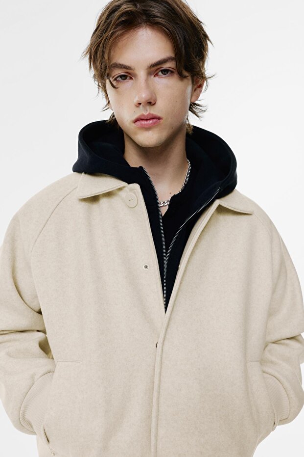 Kumaş bomber ceket - 1