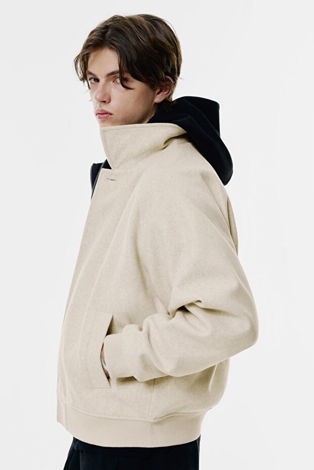 Kumaş bomber ceket - 3