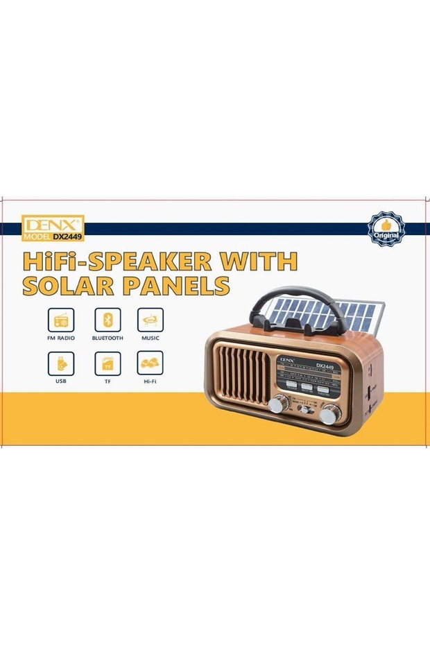 Dx2449 Rechargeable Radio, Portable Radio Am Fm Transistor With Remote Control, Large Capacity - 6