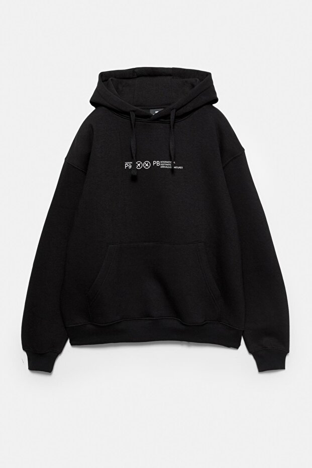 Uçak kapüşonlu sweatshirt - 7