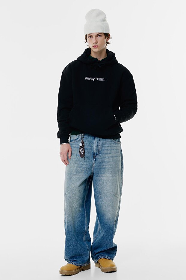 Uçak kapüşonlu sweatshirt - 2