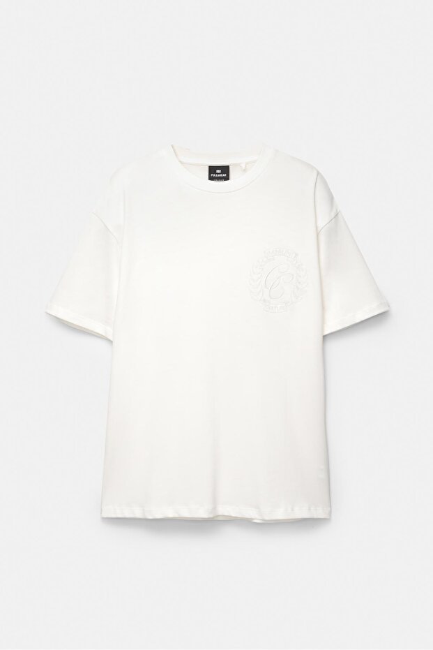 Varsity işlemeli tişört - 7