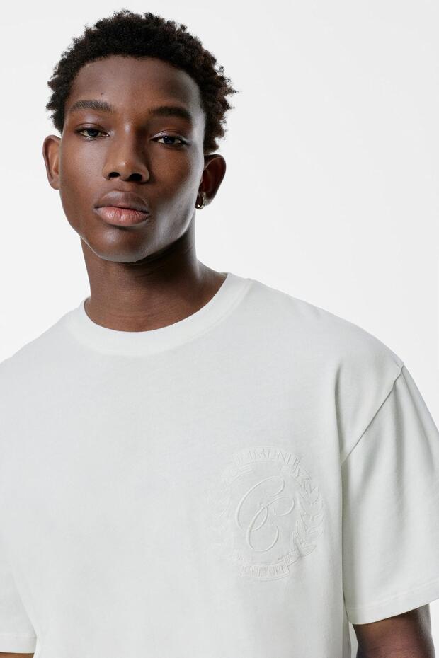 Varsity işlemeli tişört - 6