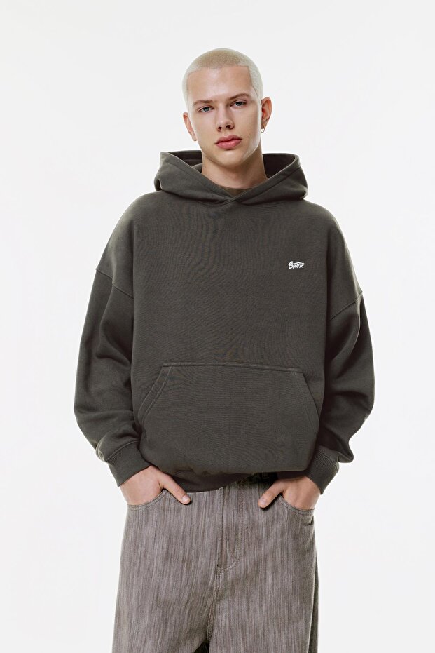 STWD kapüşonlu sweatshirt - 3