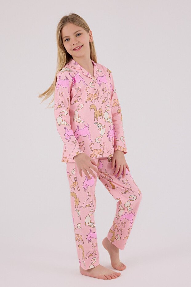 2-15 Years Old Luna Paws Girls' Suit-Pink