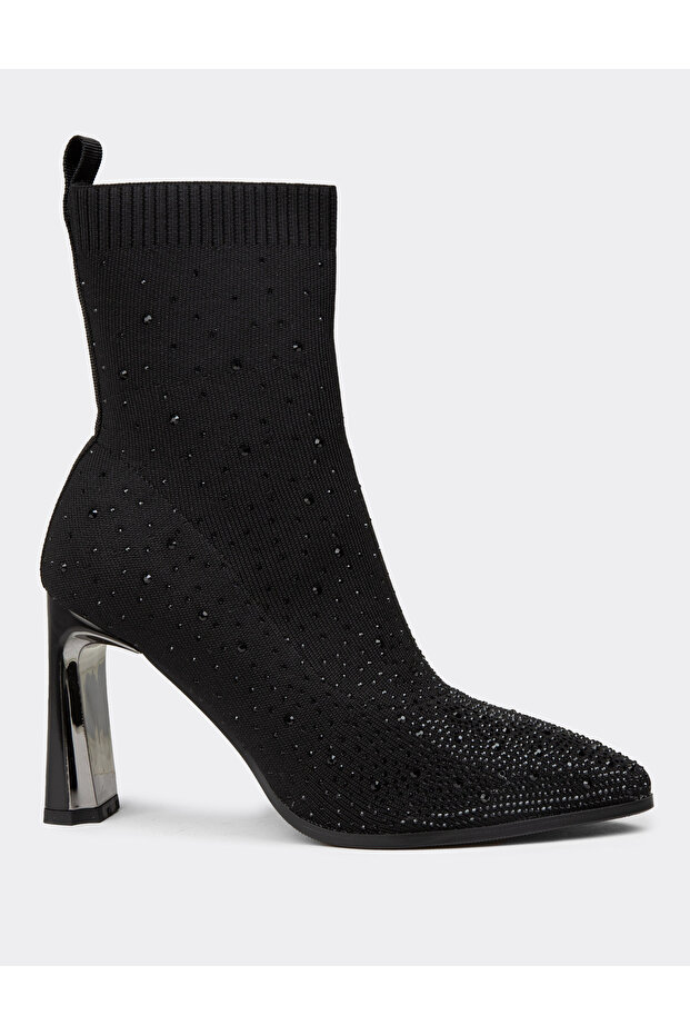 Kadın Siyah Streç Bot - 1