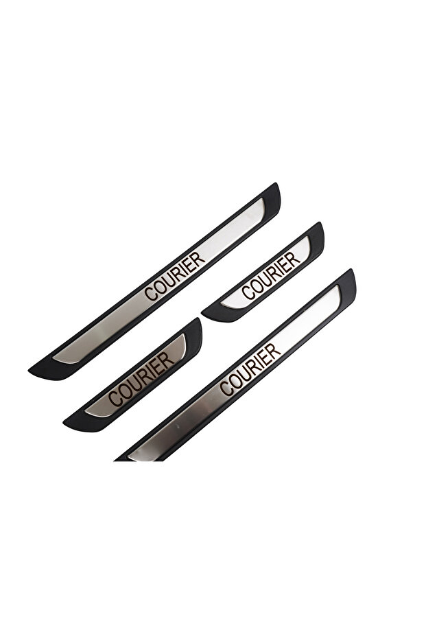 Courier Uyumlu Kapı Eşiği Krom Abs 4 Parça - 2