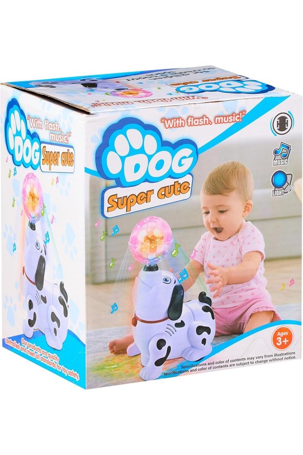 NEW Yong Qing Toys Dog Super Cute Unisex Multi Color Music Toy 3 Years & Above