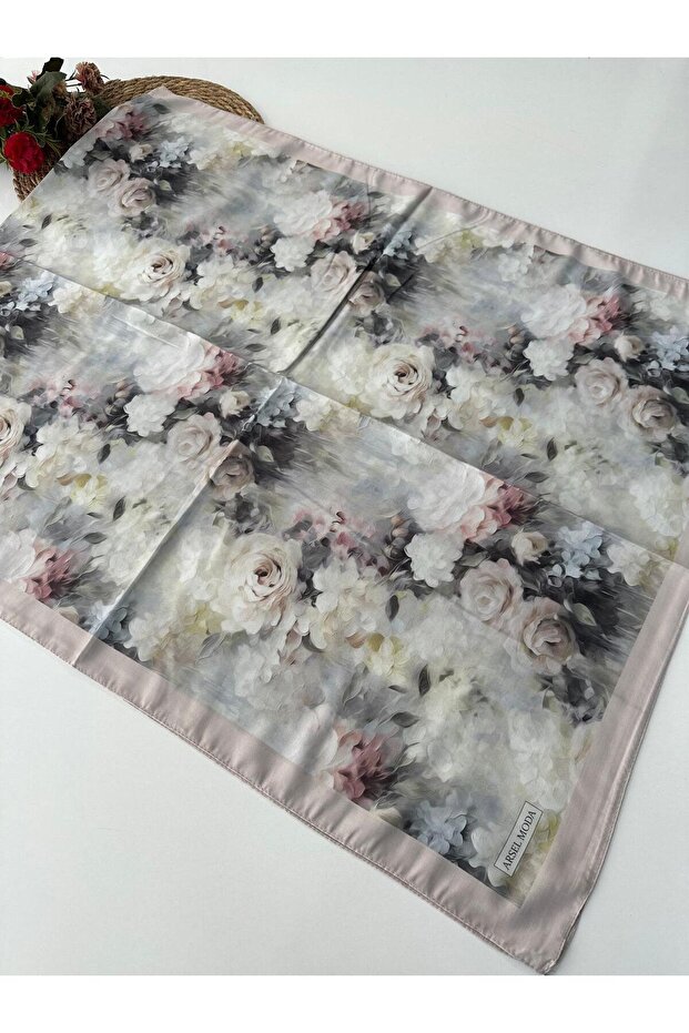 Arsel Moda Soft Cotton Shawl Floral Pattern Lbd2311
