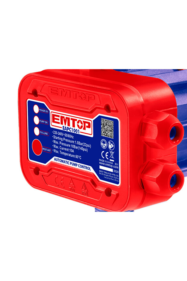 Automatic pressure switch, max. 10 bar, diameter 1" - EAPC1001, - 2