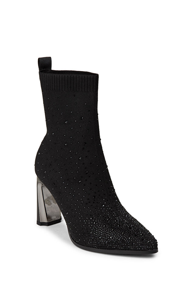 Kadın Siyah Streç Bot - 5