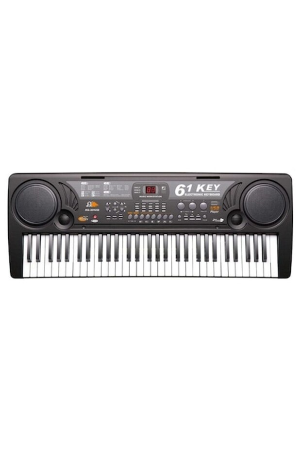 Professional Electronic Keyboard with 61 Keys, MP3 Playback, LCD Display - 1