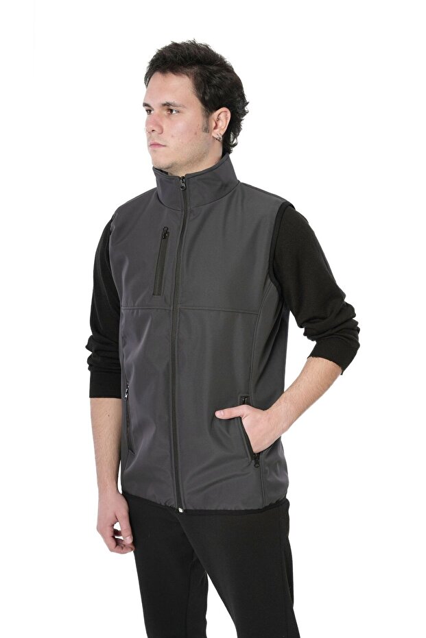Softshell Yelek (Rüzgar Geçirmez İş Yeleği, Günlük Yelek) - 1