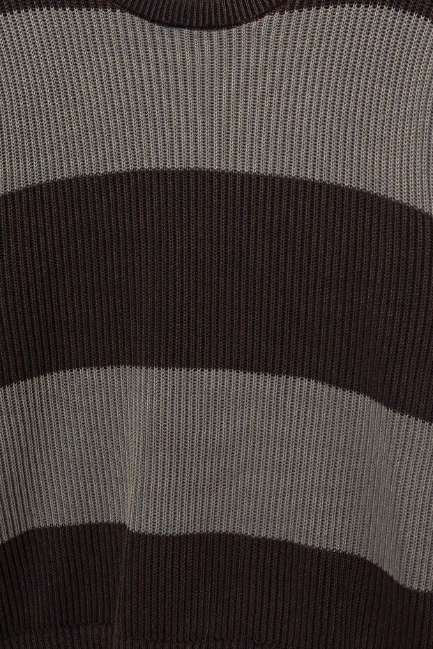 Asit yıkamalı örgü kazak - 6