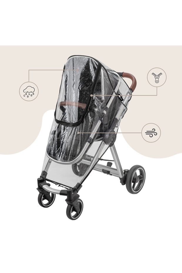 Rain cover for stroller, - 7