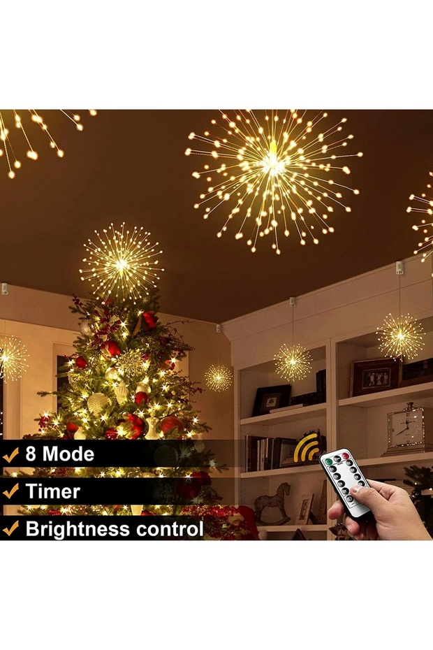 Dandelion lamp, with remote control, 180 LED dots with remote control - 5