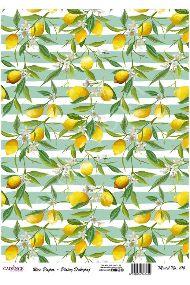Brass Decoupage Paper - Model 616