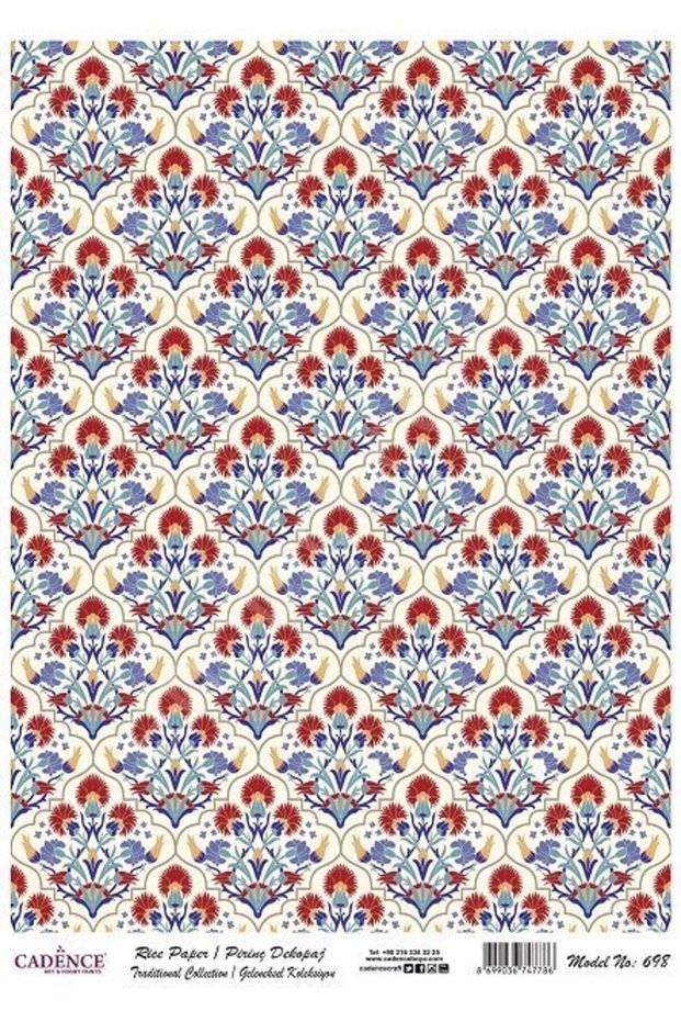 Brass Decoupage Paper Model - 698